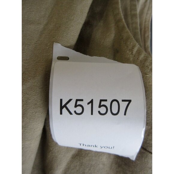 J Crew Jumpsuit 4 Linen One Piece Wide Leg Cottage Peasant Zip Up * - Picture 12 of 12